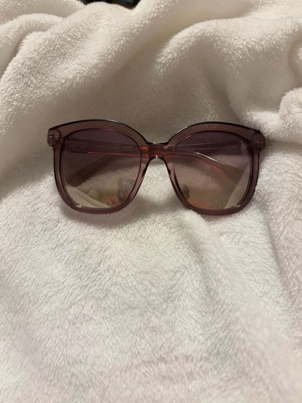 Guess GF6086 Women's Square Sunglasses Shiny Violet 54-19-140